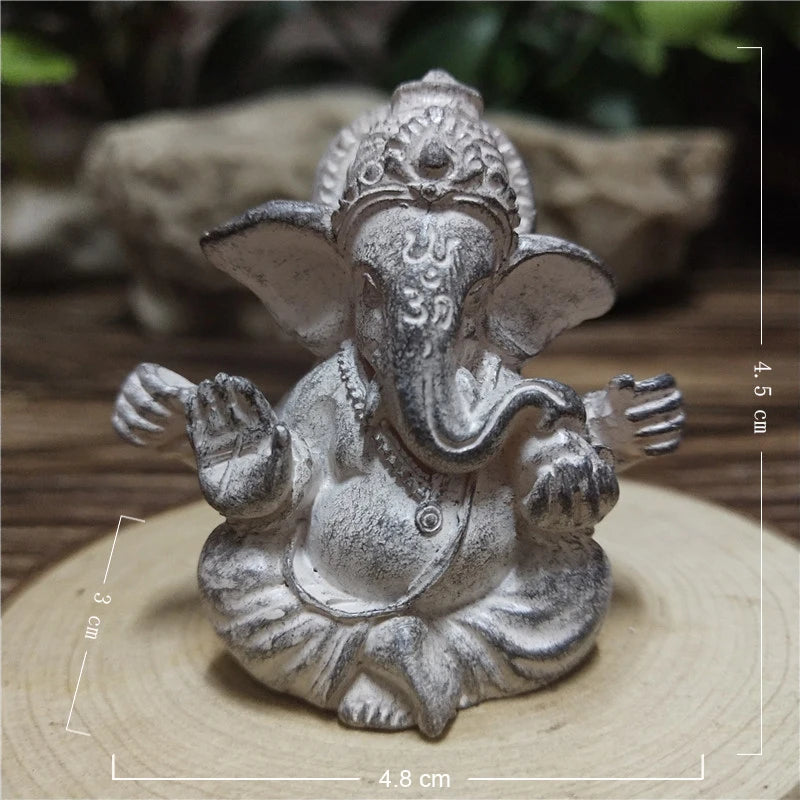 Golden Ganesha Buddha Figurine