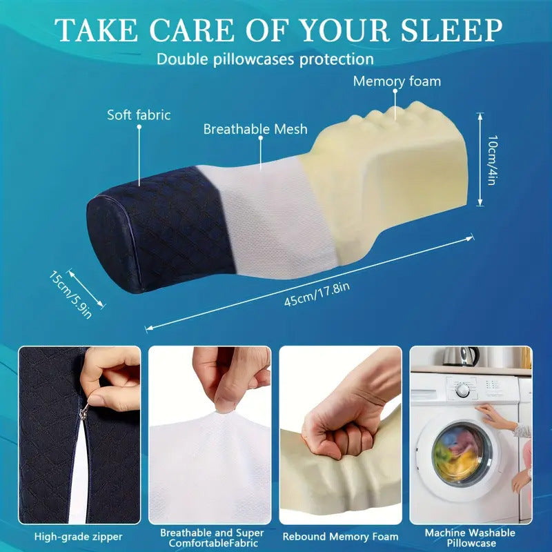 Orthopedic Memory Foam Neck Pillow