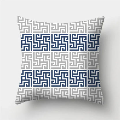 Geometric Print Pillow Cover