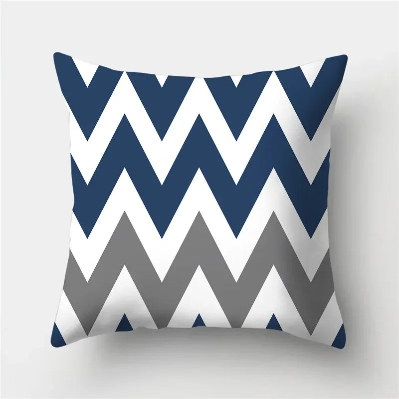 Geometric Print Pillow Cover