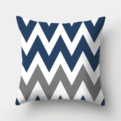 Geometric Print Pillow Cover