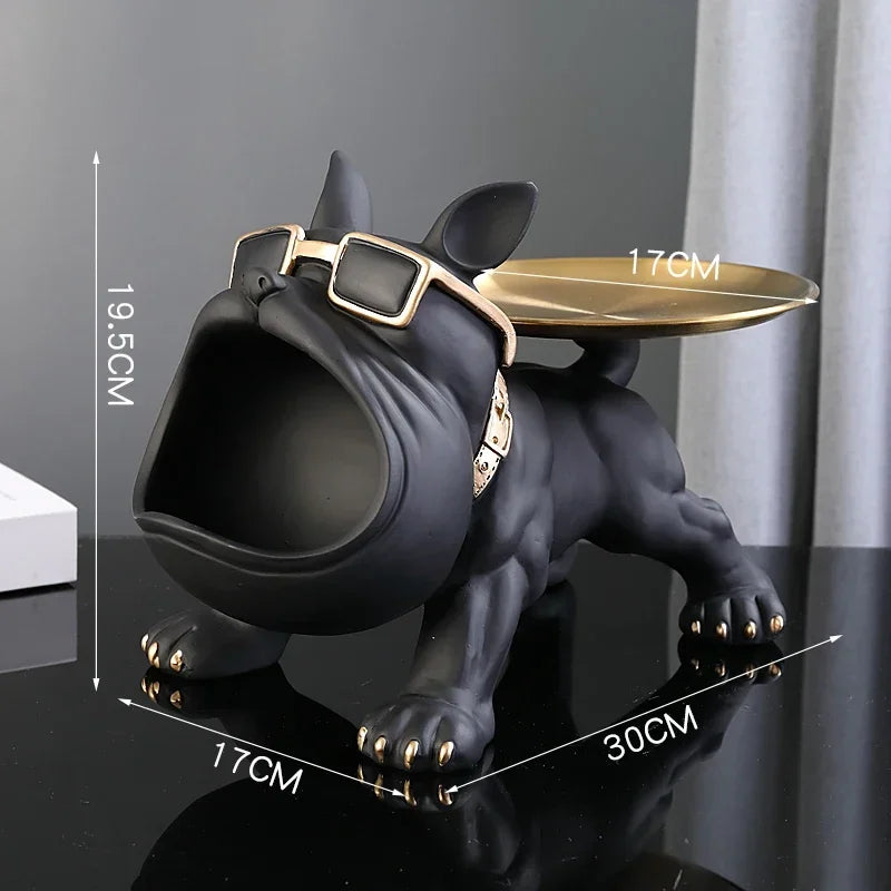 Bulldog Storage Figurine