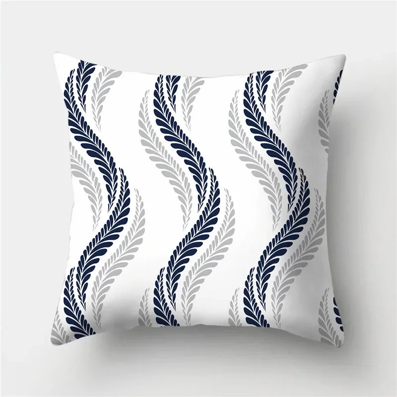 Geometric Print Pillow Cover