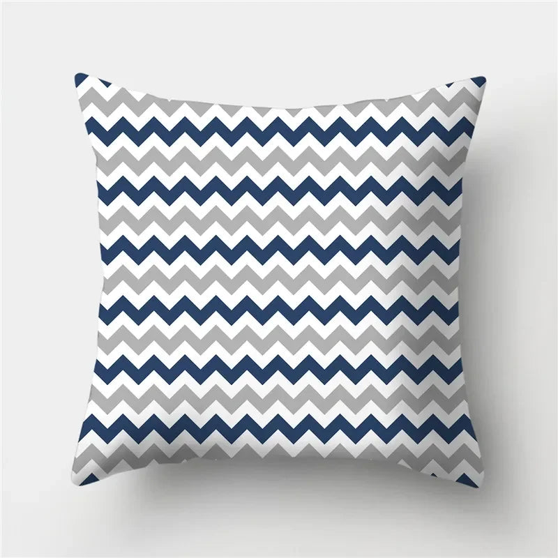 Geometric Print Pillow Cover