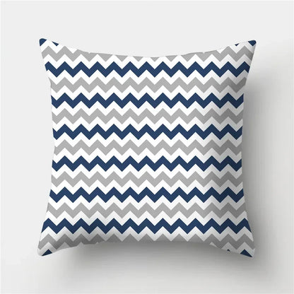 Geometric Print Pillow Cover