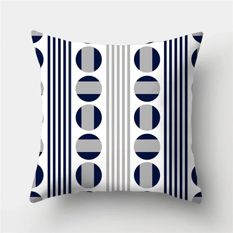 Geometric Print Pillow Cover