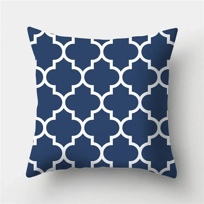Geometric Print Pillow Cover