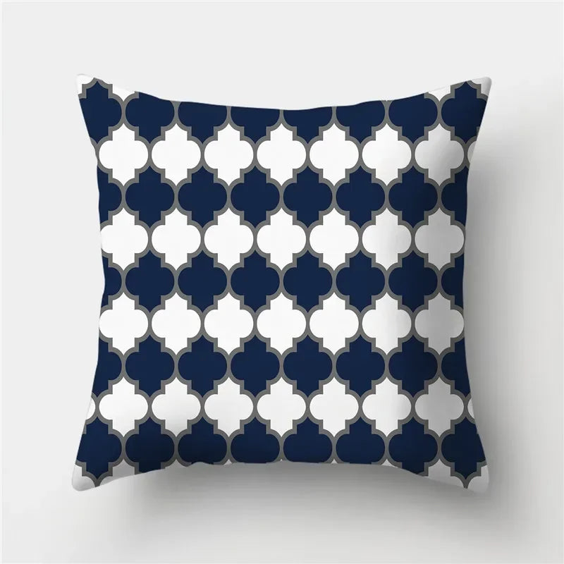 Geometric Print Pillow Cover