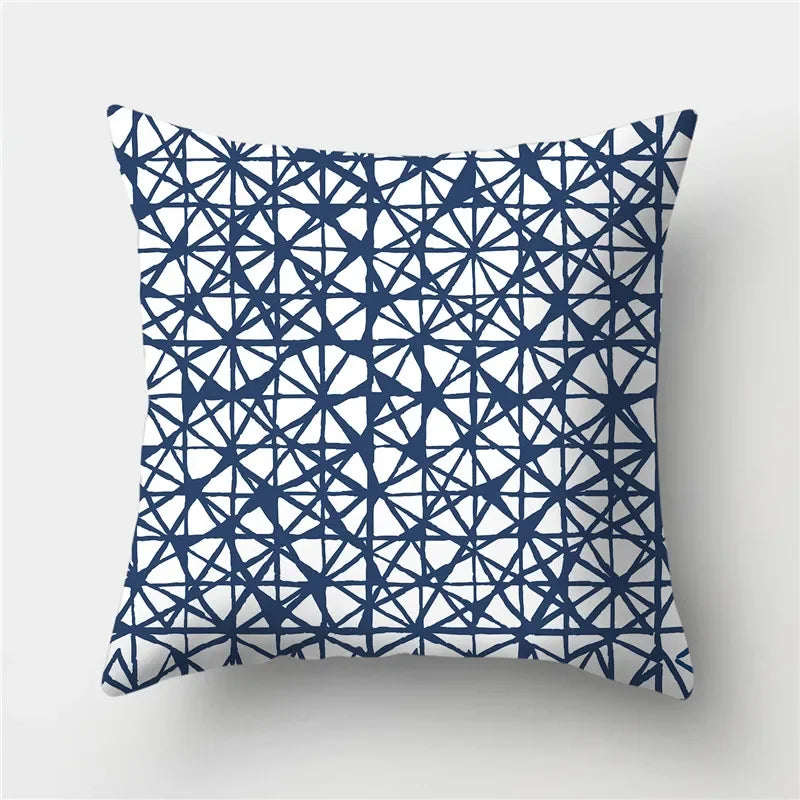 Geometric Print Pillow Cover
