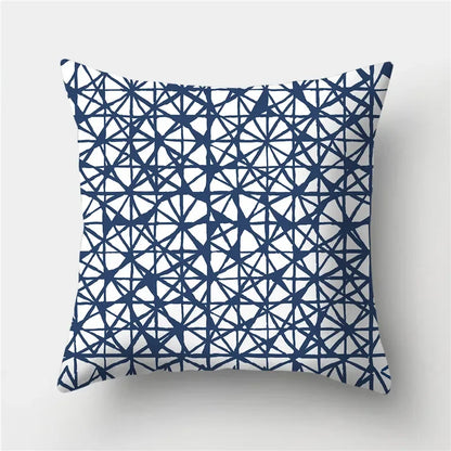 Geometric Print Pillow Cover