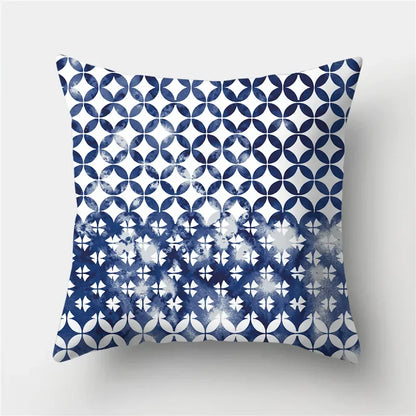 Geometric Print Pillow Cover