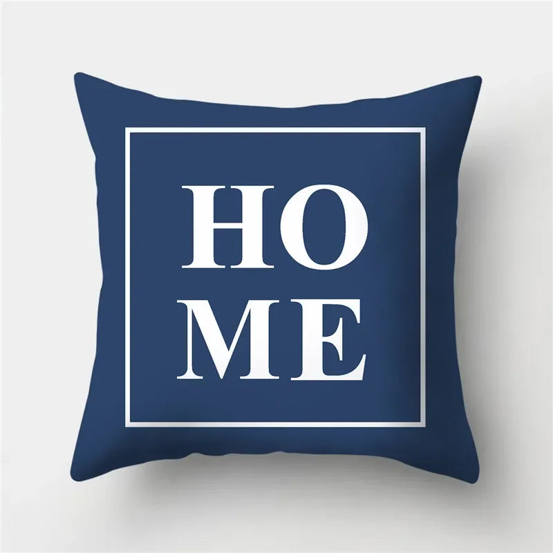 Geometric Print Pillow Cover