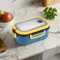 Multilayer Oval Lunch Box with Fork