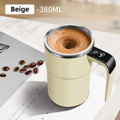 Portable Magnetic Stirring Coffee Mug