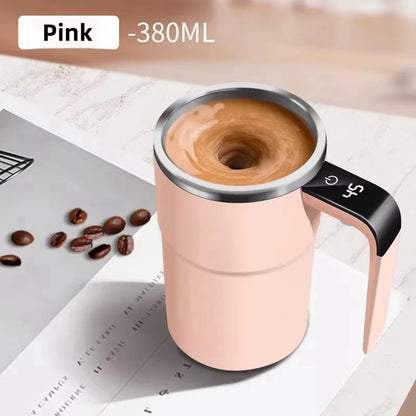 Portable Magnetic Stirring Coffee Mug