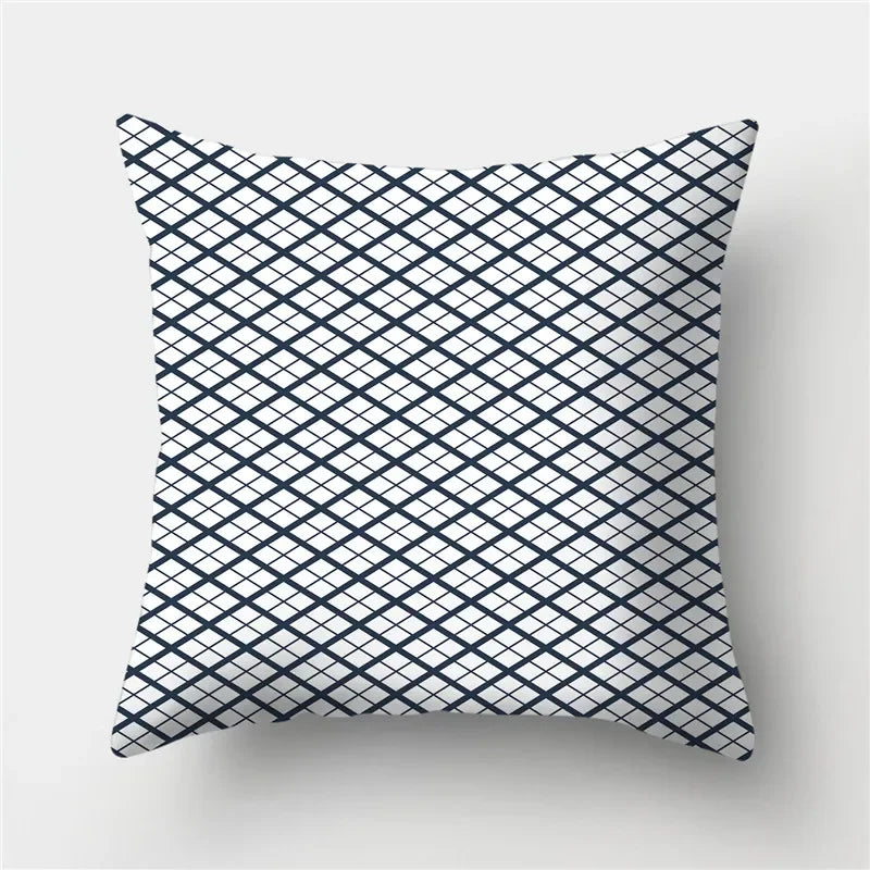 Geometric Print Pillow Cover