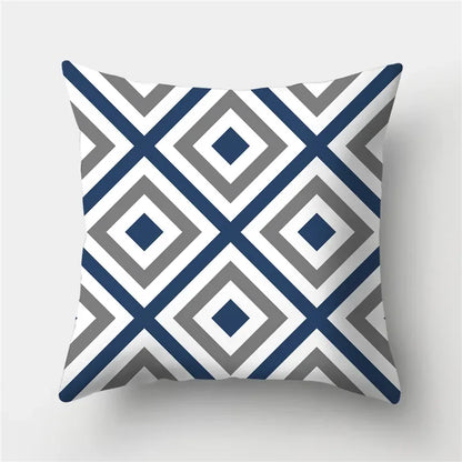 Geometric Print Pillow Cover
