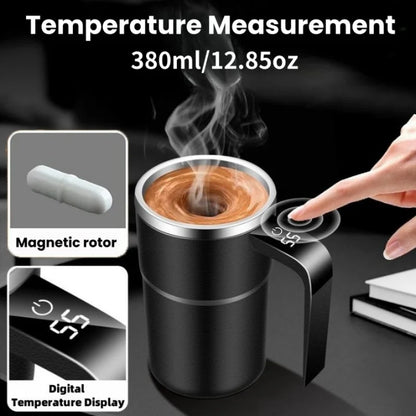 Portable Magnetic Stirring Coffee Mug