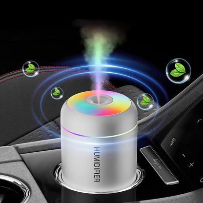 Compact USB Aroma Humidifier – For Car, Home & Relaxation!