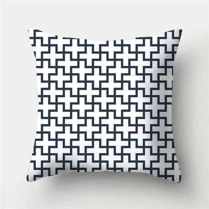 Geometric Print Pillow Cover