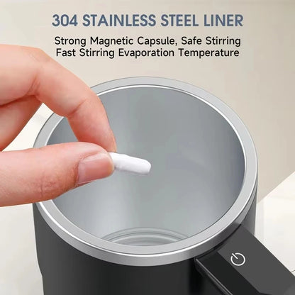 Portable Magnetic Stirring Coffee Mug