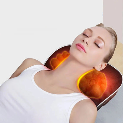 RelaxEase Heated Massage Pillow