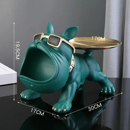 Bulldog Storage Figurine